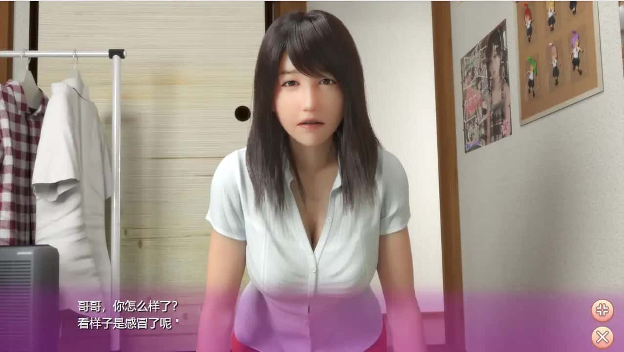死宅与天使和奇怪的家 探索场景 演示图 6